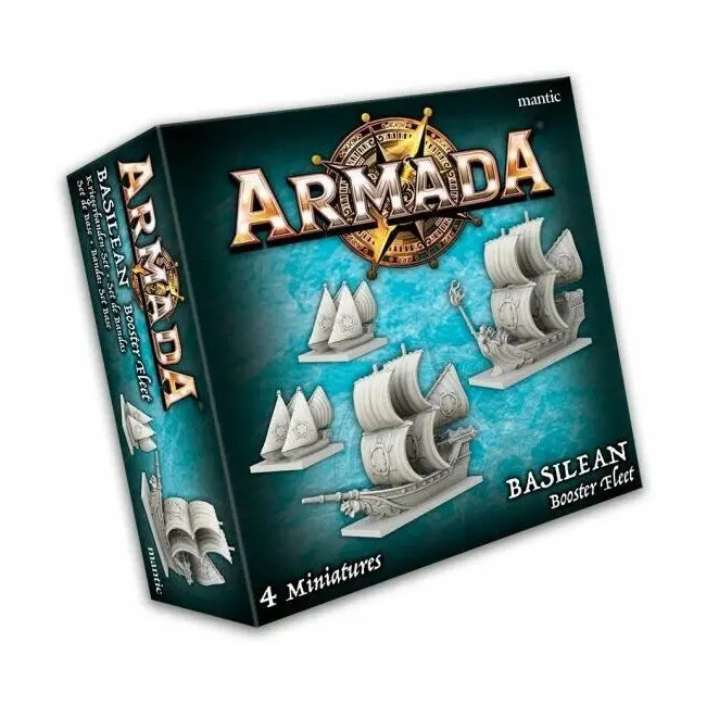 Mantic Games Armada Basilean Booster Fleet Tabletop Miniature Kids Figure Toy