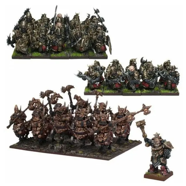 Mantic Games Kings Of War Abyssal Dwarf Army Tabletop Miniature Kids Figure Toy