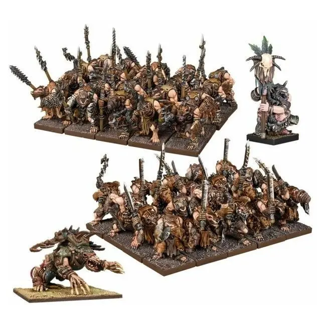 Mantic Games Kings Of War Ratkin Army Tabletop Miniature Kids Play Figure Toy