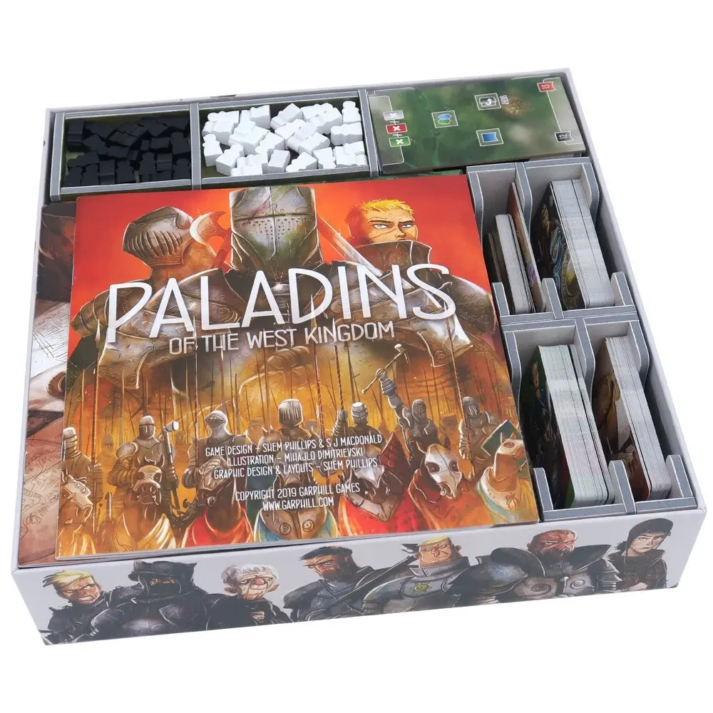 Folded Space Game Inserts Divider Paladins Of The West Kingdom Collector's Box