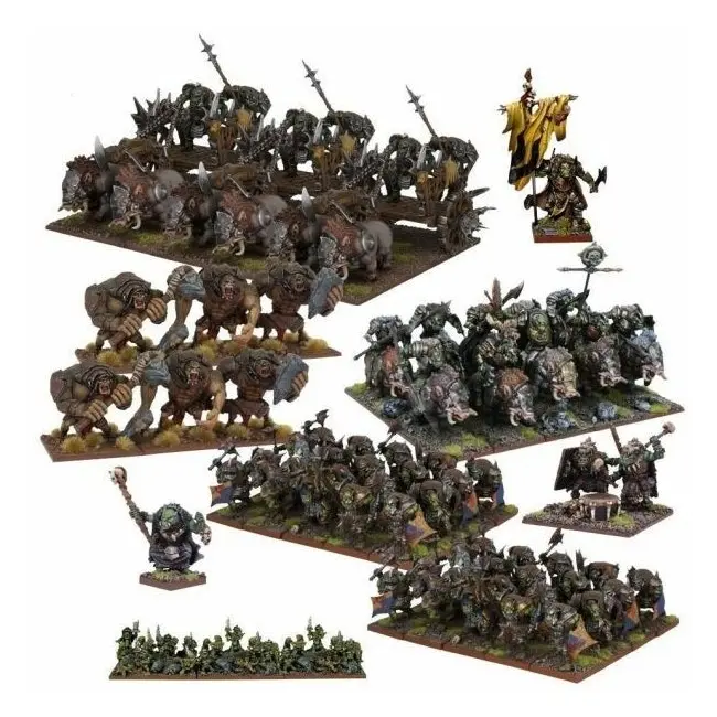 Mantic Games Kings Of War Orc Mega Army Tabletop Miniature Kids Play Figure Toy