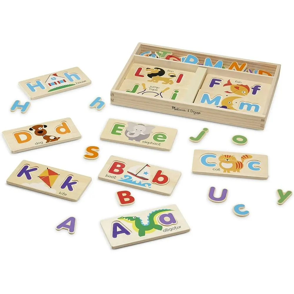 Melissa & Doug ABC Picture Boards Kids/Childrens Interactive Play Toy 4+