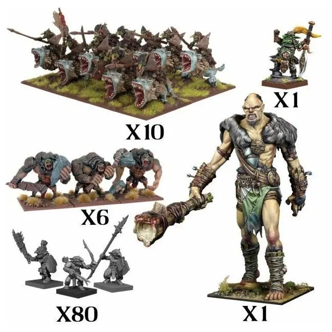 Mantic Games Kings Of War Goblin Mega Army Tabletop Miniature Kids Figure Toy