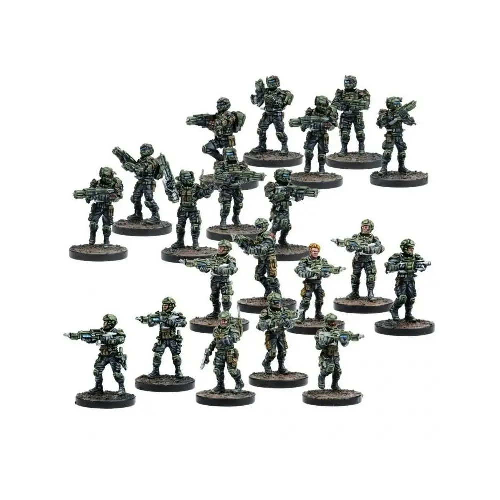 Mantic Games Firefight Gcps Troopers Tabletop Miniature Kids/Adult Figure Toy