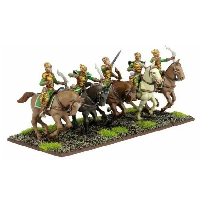 Mantic Games Kings Of War Elf Silverbreeze Cavalry Troop Tabletop Miniature Toy