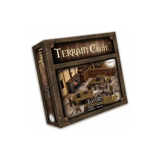 22pc Mantic Games Terraincrate Tavern Plastic Miniature RPG Tabletop Figure Set