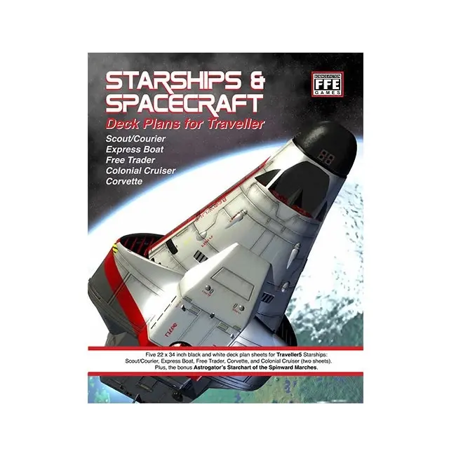 Far Future Traveller5 Starships & Spacecraft 1 Role-Playing Science-Fiction Game