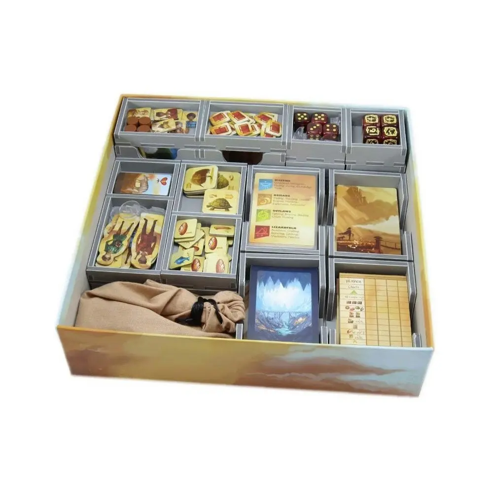 Folded Space Game Inserts Divider Tray Boardgame Organiser For Near And Far