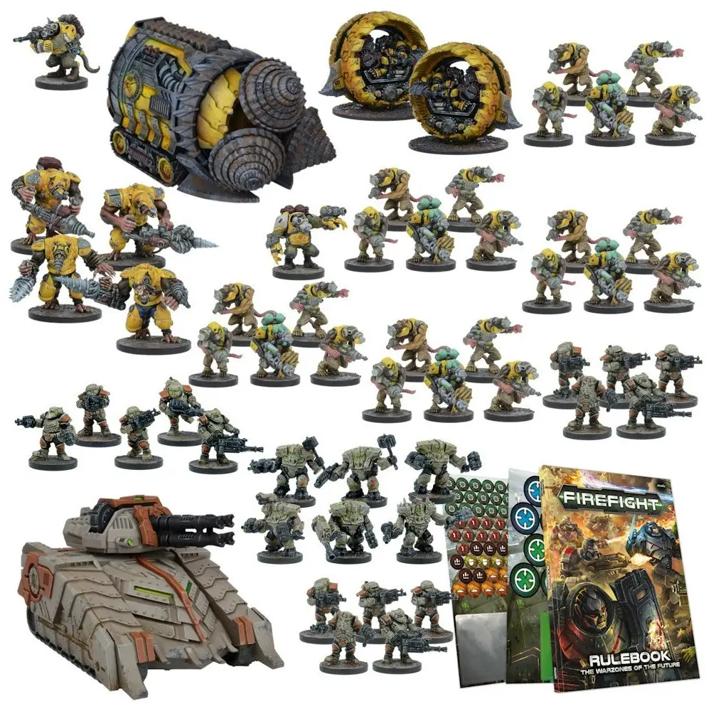 Firefight Assault on Exham 2-Player Set Tabletop Miniature Kids/Adult Figure Toy