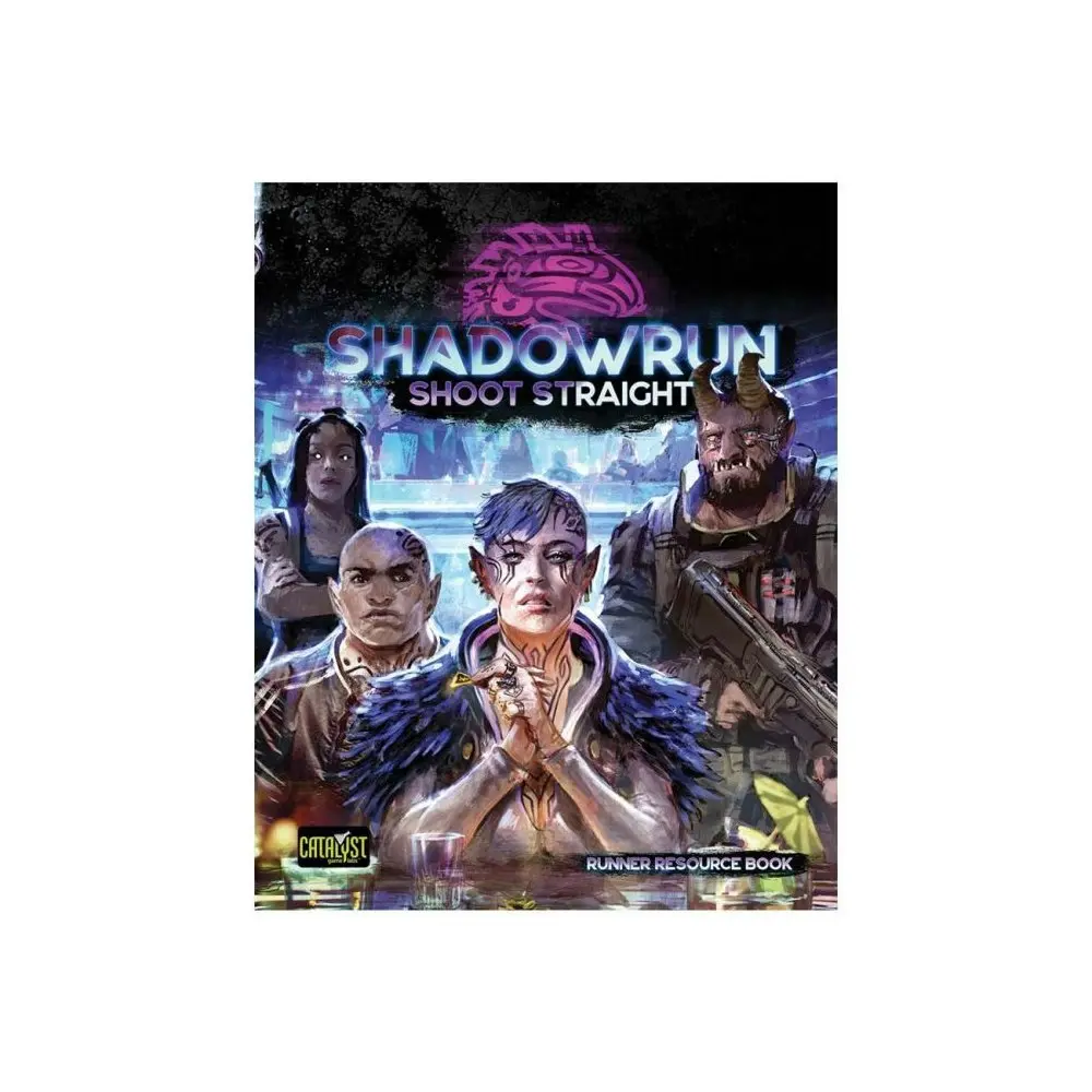 Catalyst Game Labs Shadowrun Roleplaying Game Shoot Straight Guide Rule Book