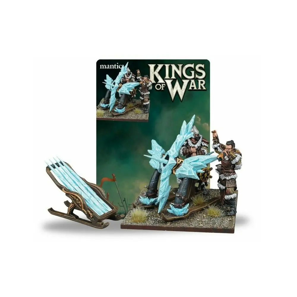 Mantic Games Kings Of War Northern Alliance Ice Kin Bolt Thrower Miniature Toy