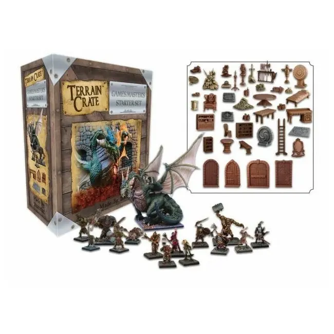 Mantic Games Terrain Crate GM's Dungeon Master Starter TTRPG Accessory Set