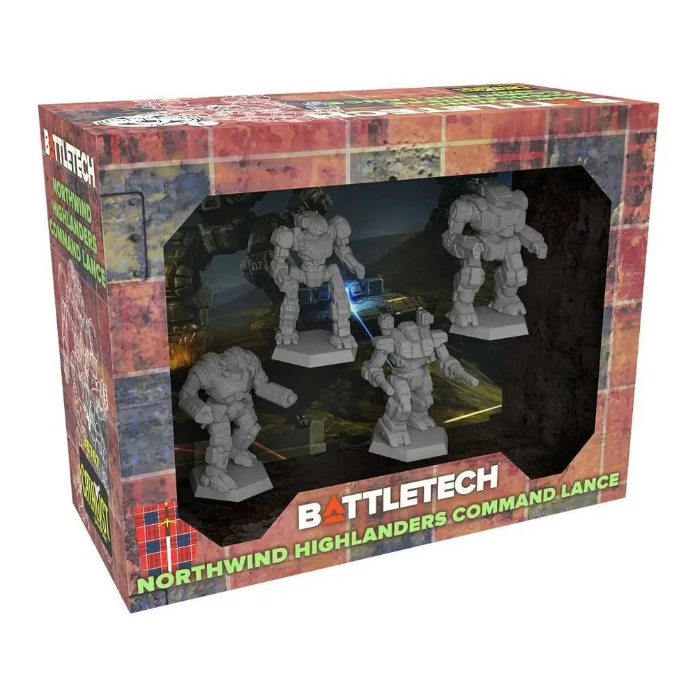 BattleTech Northwind Highlanders Command Lance Kids Play Tabletop Miniature Toy