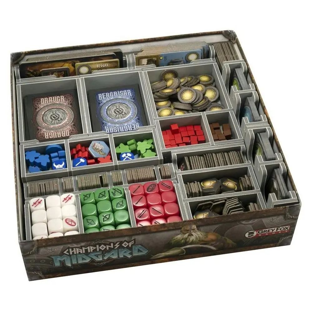 Folded Space Game Inserts Divider Tray Boardgame Organiser Champions Of Midgard