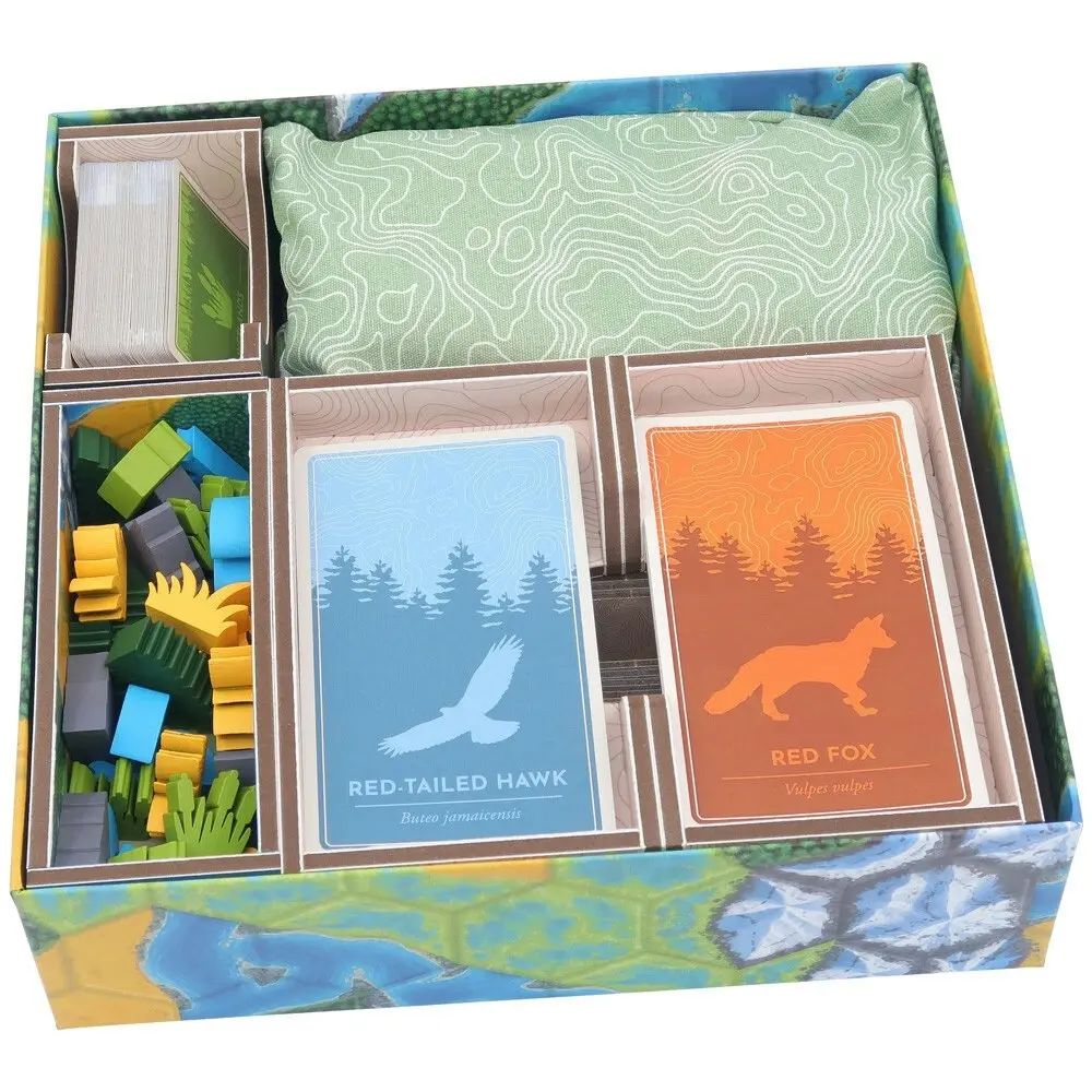 Folded Space Game Colour Inserts Divider Tray Boardgame Organiser Cascadia