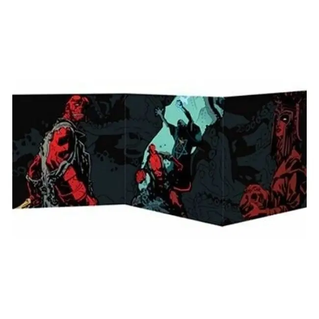 Mantic Games One Hellboy The RPG Four-Panel Design Game Master Tabletop Screen