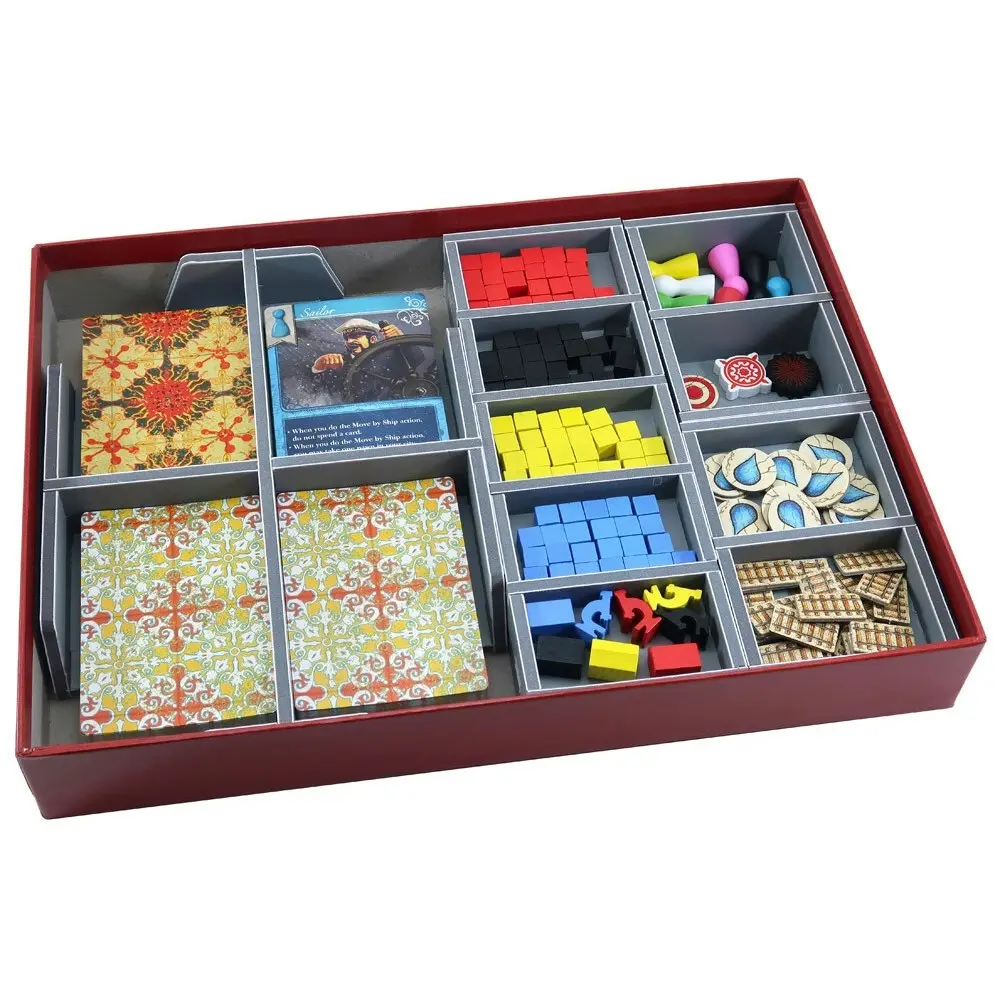 Folded Space Game Inserts Divider Tray Boardgame Organiser For Pandemic Games