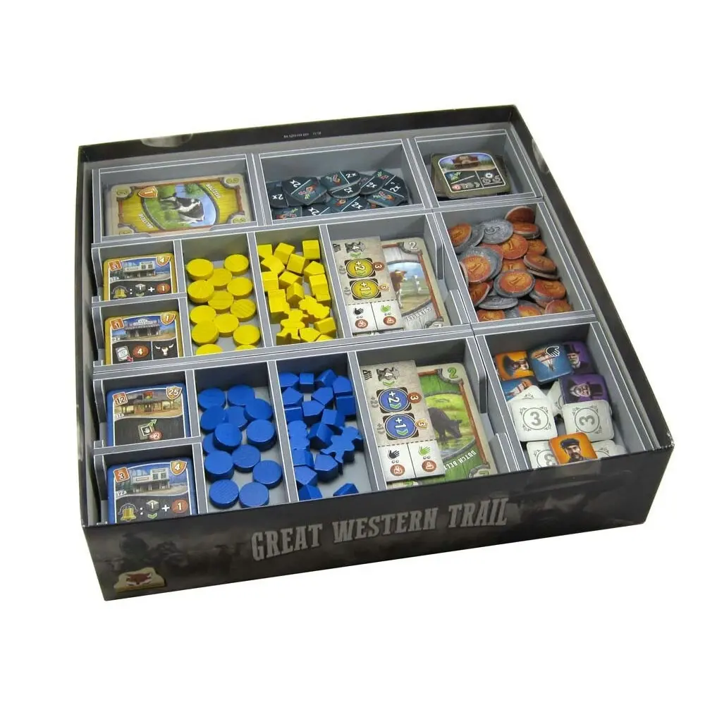 Folded Space Game Inserts Divider Tray For Great Western Trail 2nd Edition