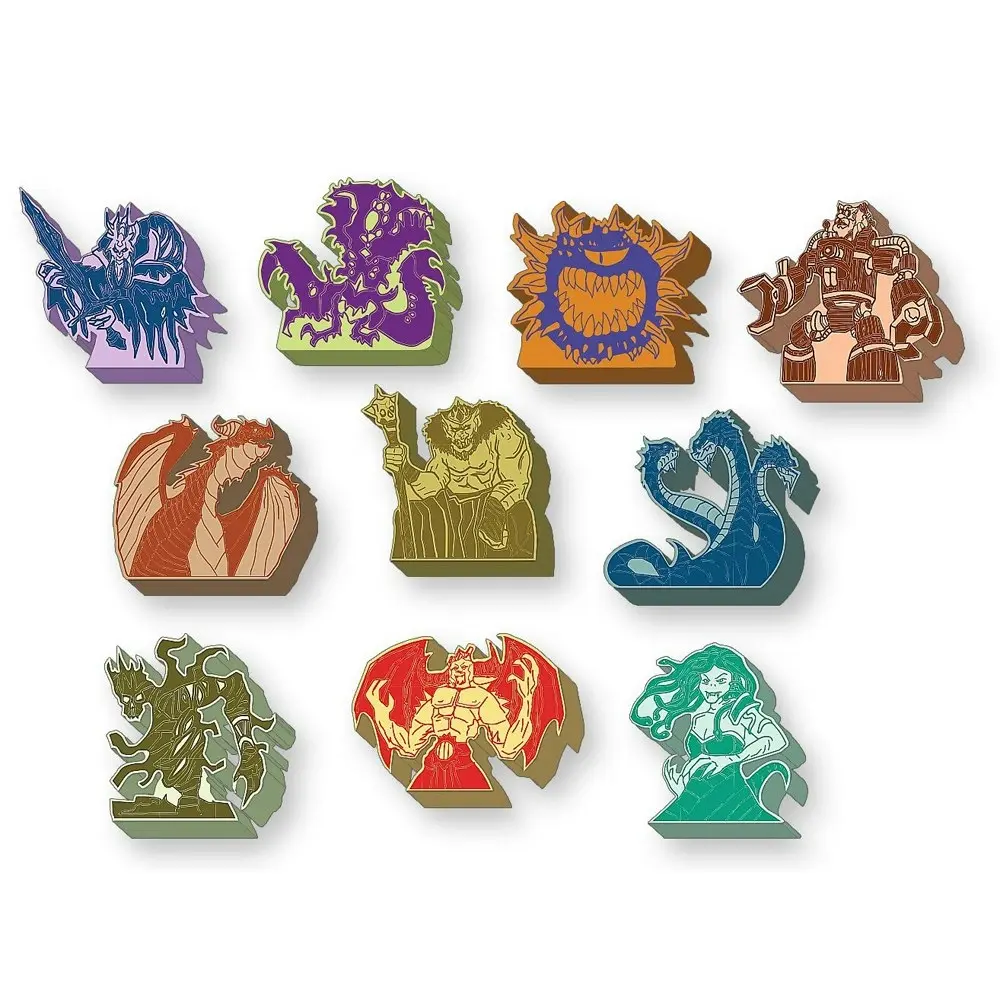 10pc Gamelyn Games Tiny Epic Dungeons Boss Meeple Upgrade TTRPG Accessory