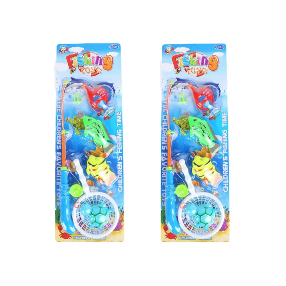 2x 10pcRazoo Fishing Game w/ 42cm Rod Indoor/Kids/Children Toy 55x19cm 3+