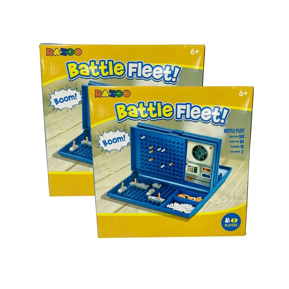 2x 264pcRazoo Battle Fleet Combat Game Kids/Children Play Toy Set 26x26cm 3+