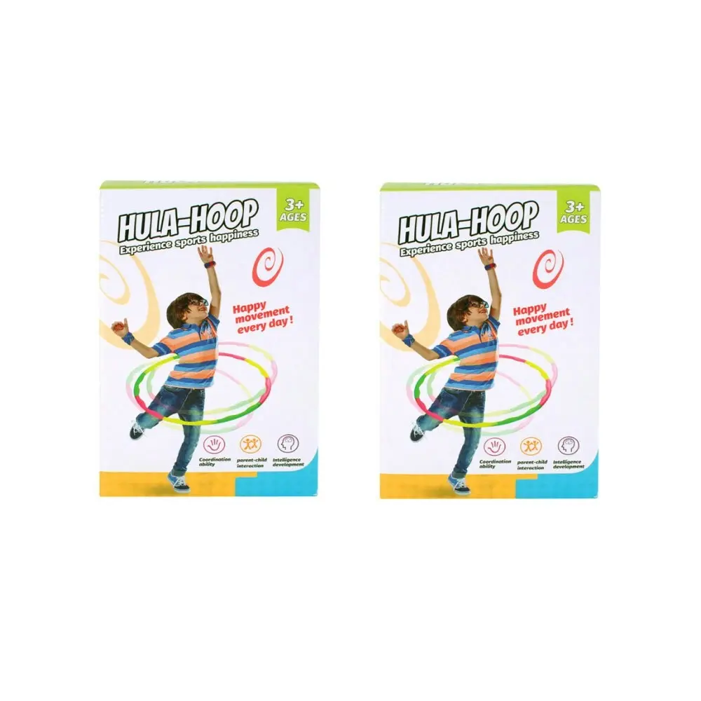 2x Razoo Hula Hoop In Colour Box Kids/Children Fun Play Toy Set 28x18cm 3y+