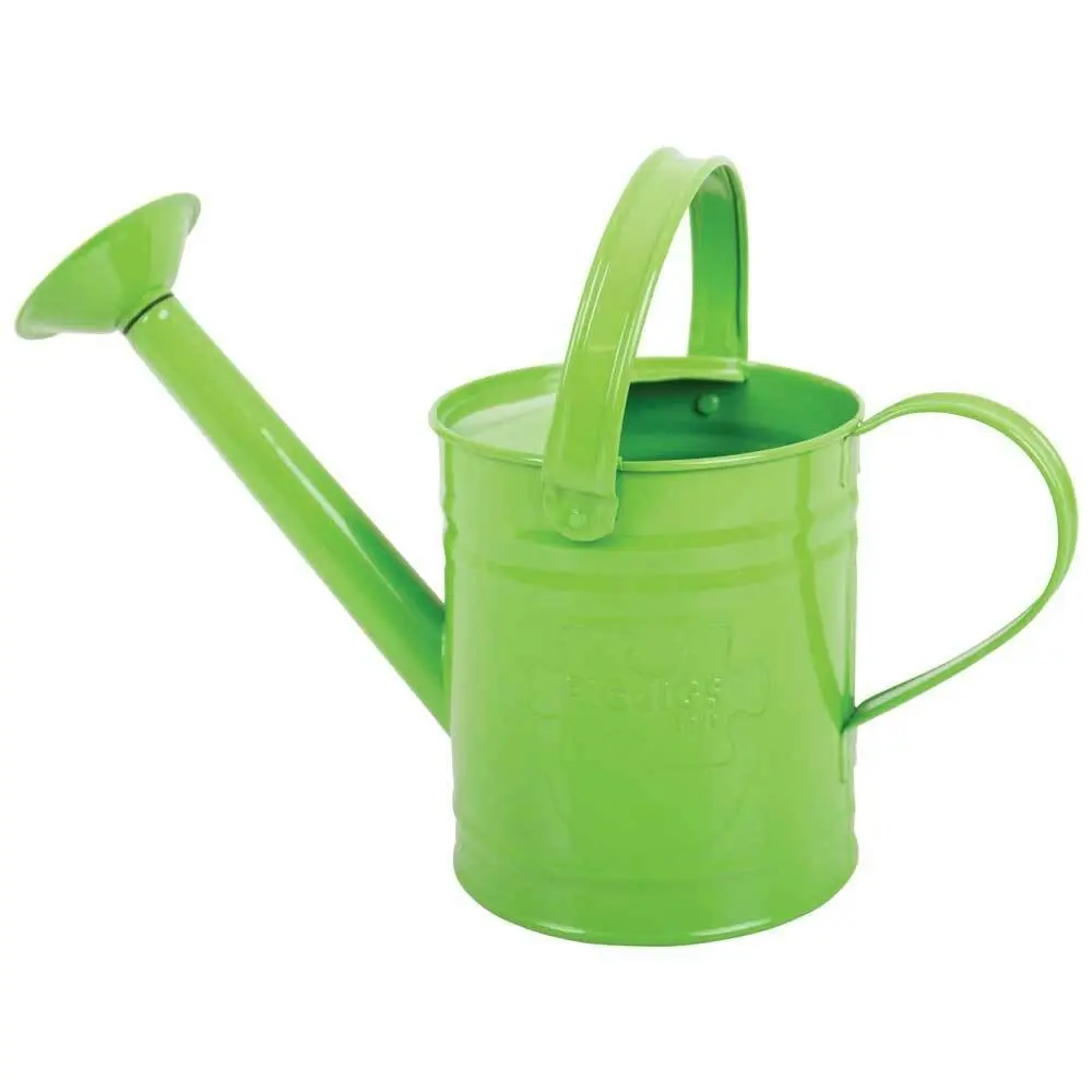 Bigjigs Toys 20cm Metal Watering Can Kids/Children Outdoor Play Toy Green 3y+