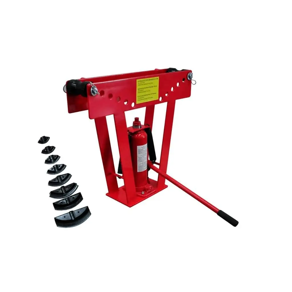 16-Ton Hydraulic Tube Rod Pipe Bender with 8 Dies 140211