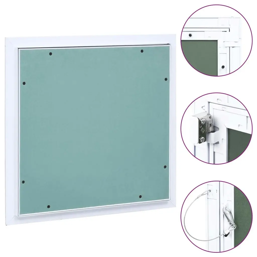 Access Panel with Aluminium Frame and Plasterboard 400x400 mm 145100