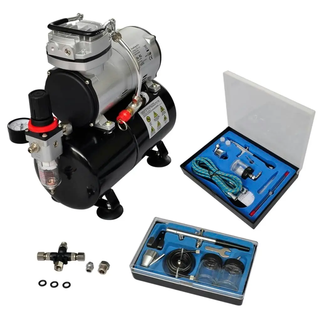 Airbrush Compressor Set with 2 Pistols 140285