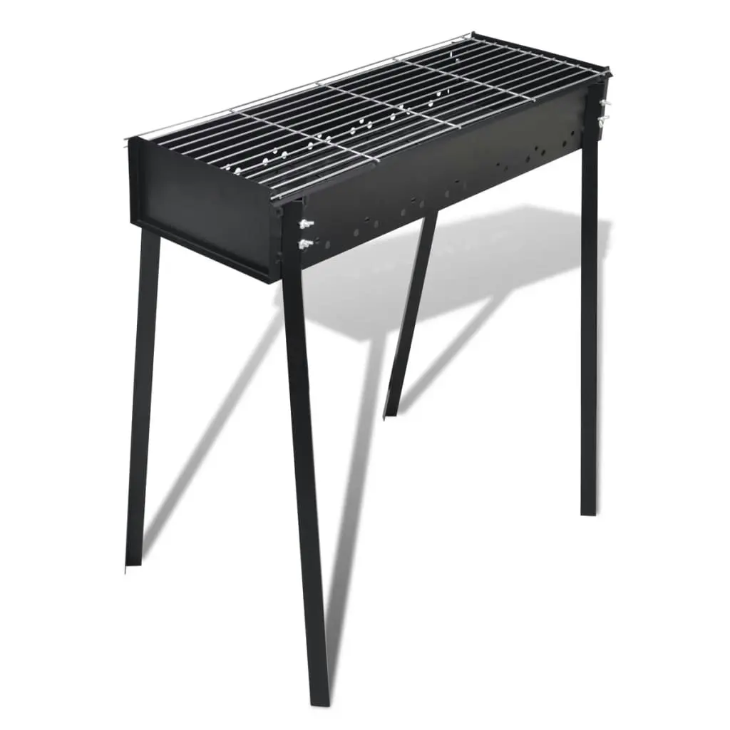 BBQ Stand Charcoal Barbecue Square 75 x 28 cm 40713