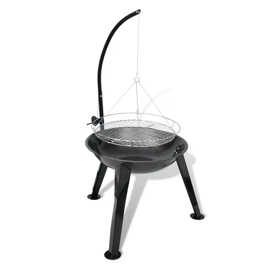 BBQ Stand Charcoal Barbecue Hang Round 40715