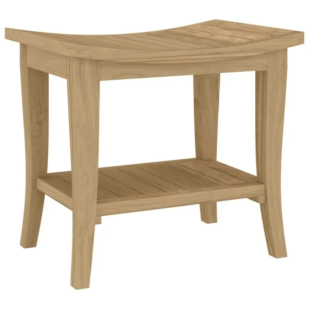 Bathroom Side Table 50x35x45 cm Solid Wood Teak 340748