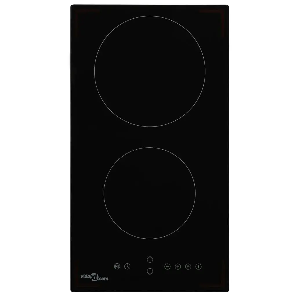 Ceramic Hob with 2 Burners Touch Control 3000 W 51734