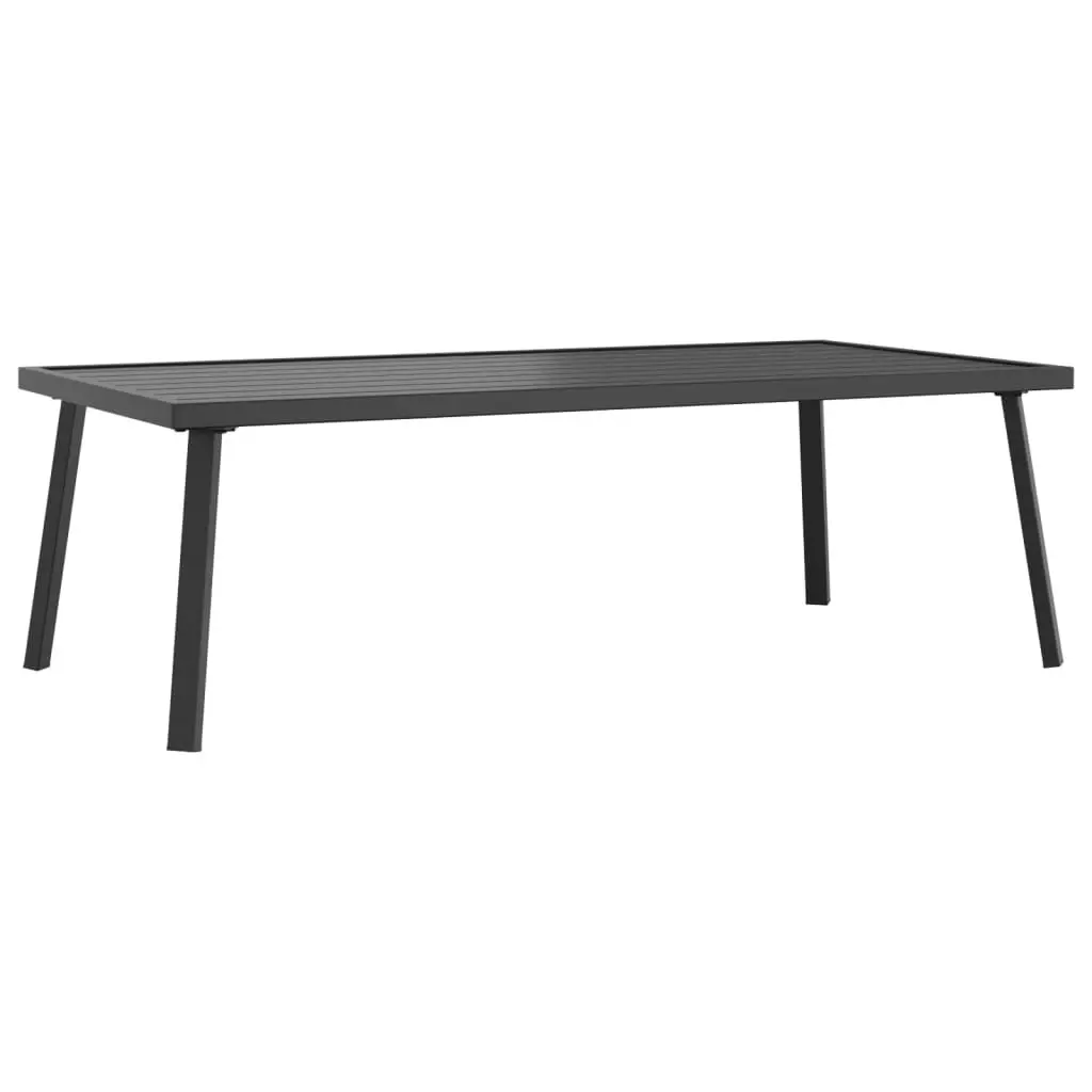 Garden Coffee Table Anthracite 110x55x35cm Steel 362813