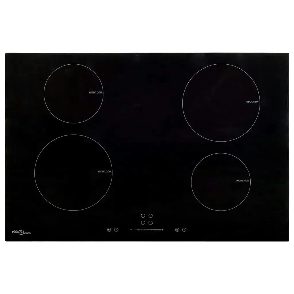 Induction Hob with 4 Burners Touch Control Glass 7000 W 51739