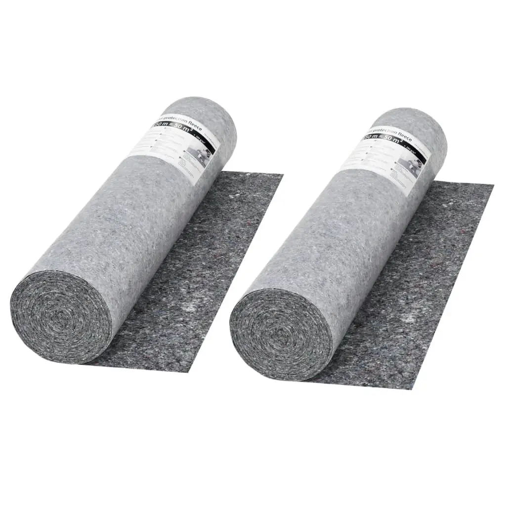 Non-slip Painter Fleece 2 pcs 50 m 280 g/mÂ² Grey 142699