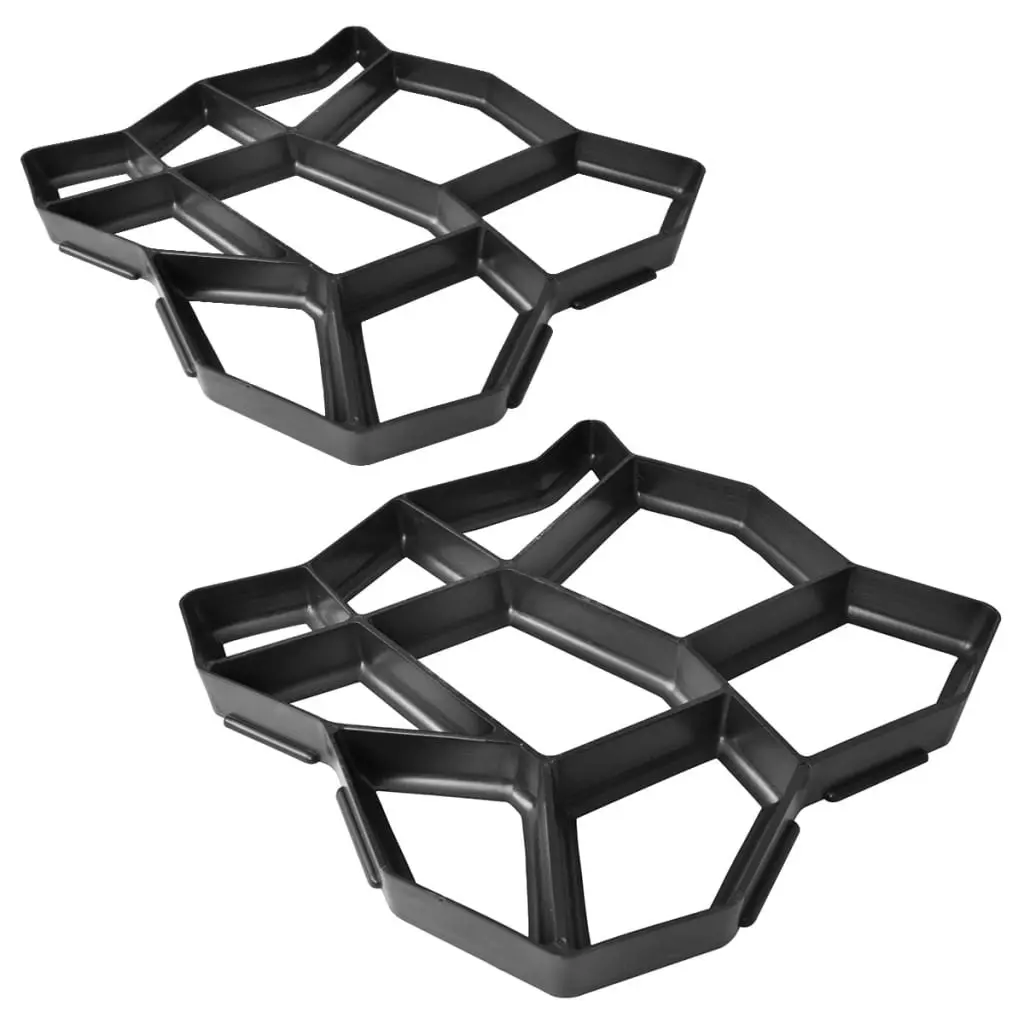 Pavement Mold for the Garden 42 x 42 x 4 cm Set 2 pcs 41370