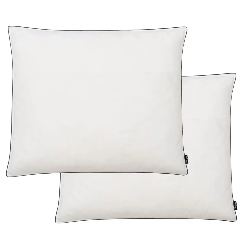 Pillows 2 pcs Down/Feather Filling Heavy 70x60 cm White 132891