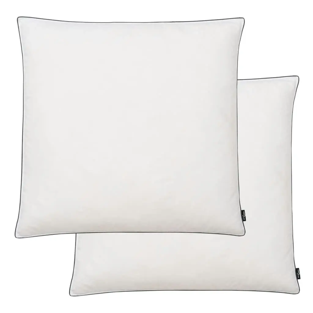 Pillows 2 pcs Down/Feather Filling Heavy 80x80 cm White 132890