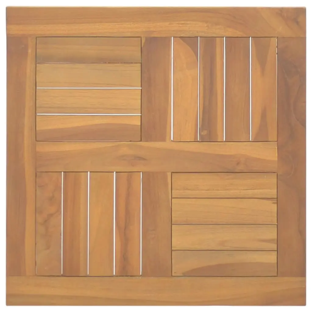 Square Table Top 50x50x2.5 cm Solid Wood Teak 316156