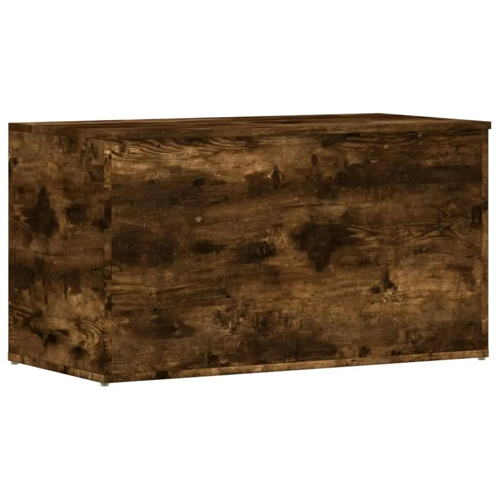 Storage Chest Smoked Oak 84x42x46 cm Engineered Wood 815192