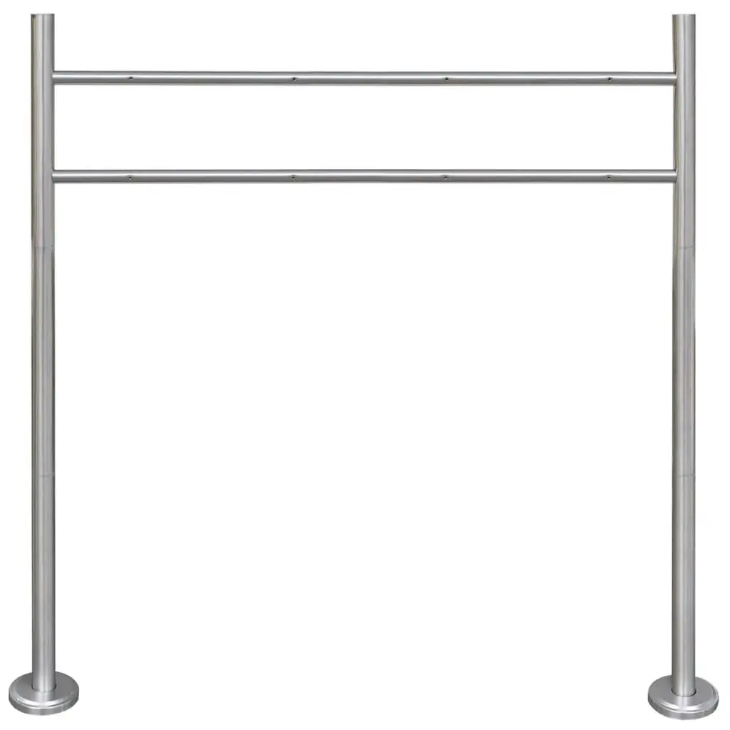 Stainless Steel Stand for Double Mailbox 50355