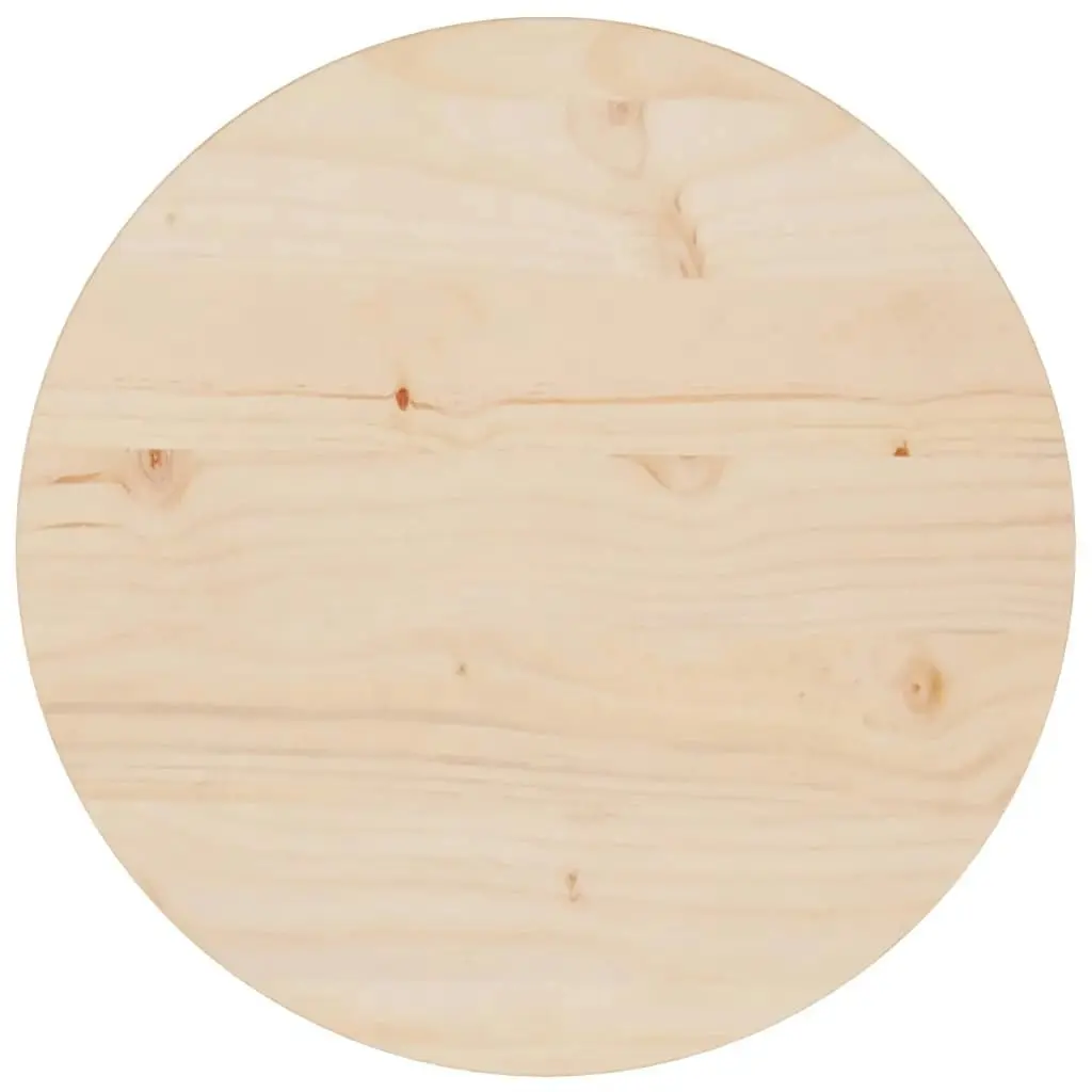 Table Top Ø40x2.5 cm Solid Wood Pine 813645