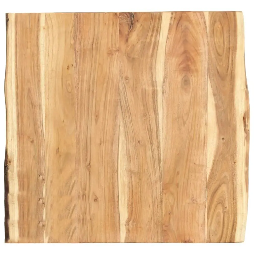 Table Top Solid Acacia Wood 58x(50-60)x3.8 cm 286328