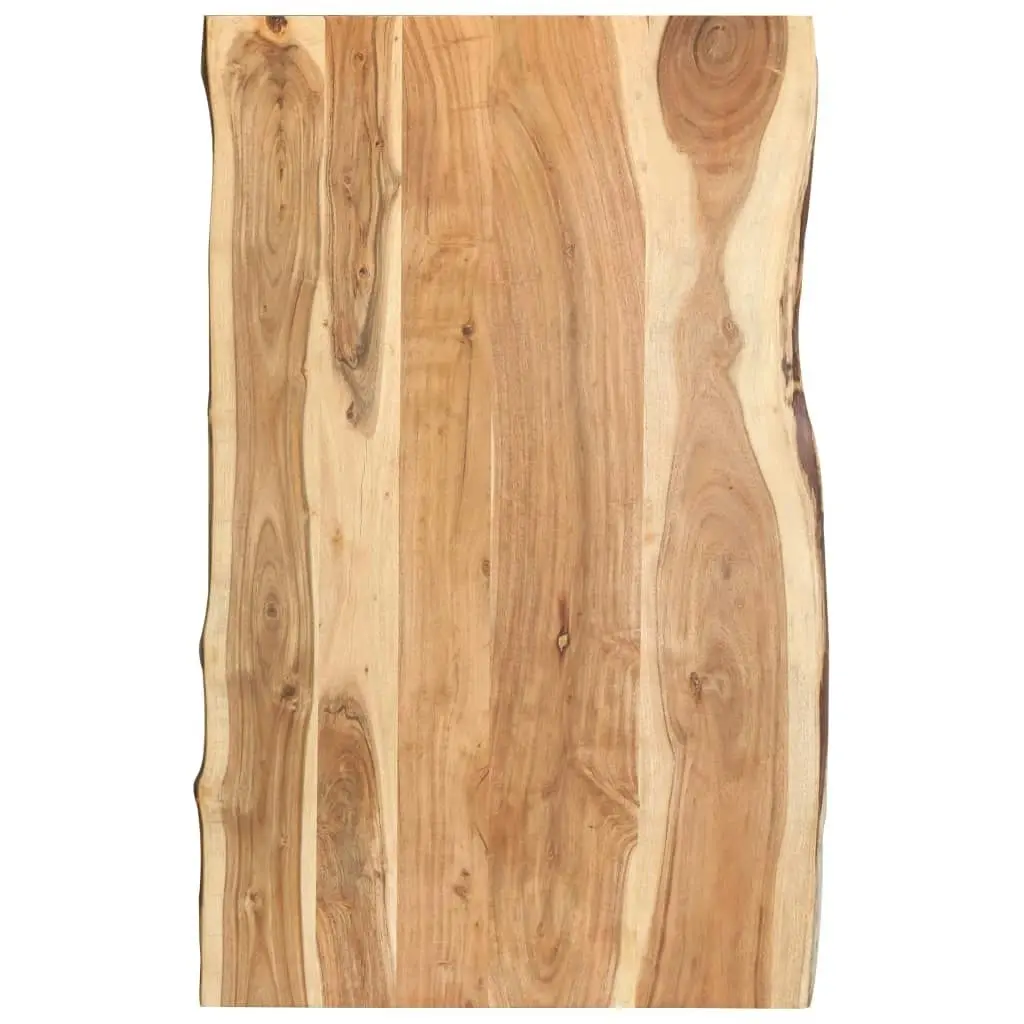 Table Top Solid Acacia Wood 100x(50-60)x3.8 cm 286332