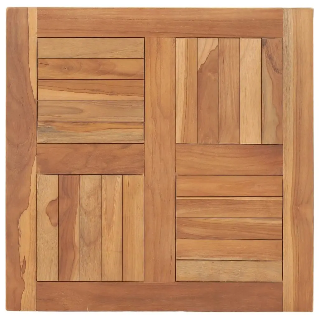 Table Top Solid Teak Wood 60x60x2.5 cm 48988