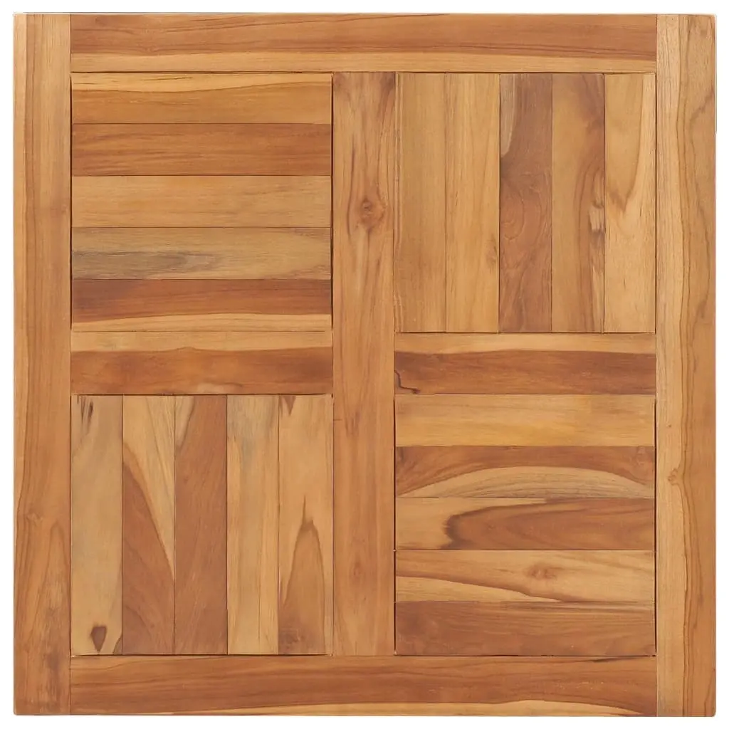 Table Top Solid Teak Wood 70x70x2.5 cm 48989