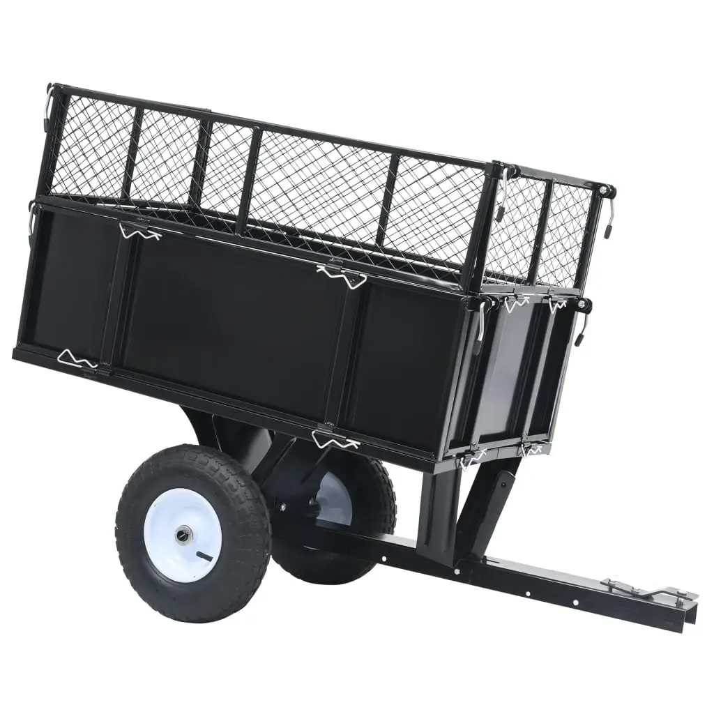 Tipping Trailer for Lawn Mower 150 kg Load 92449