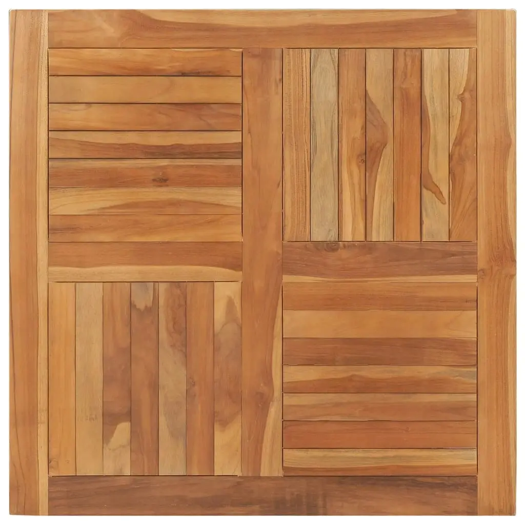 Table Top Solid Teak Wood Square 90x90x2.5 cm 48991